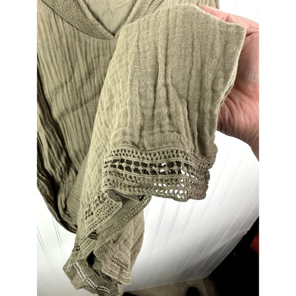 Michael Stars Olive Sleeveless Top‎ Size large - Picture 4 of 6